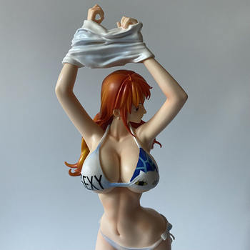 34.5CM One Piece Nami Naked Figures GK Cat Burglar One piece