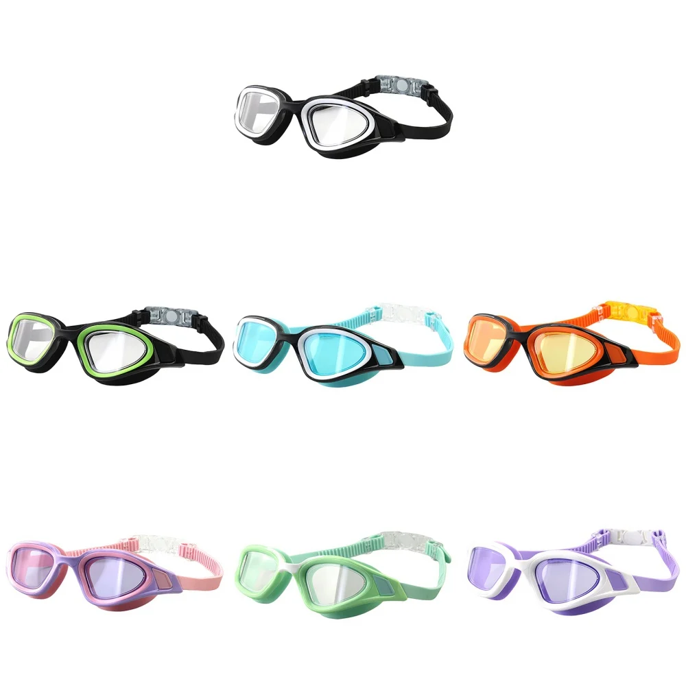 Swimming Goggles for Women Men No Leaking Triathlon Water Goggles Youth Summer Pool Glasses Anti-UV Silicone Straps Swim Glass green crocodile boy girl summer snorkeling full face mask no leaking larger swimming goggles anti choke swim learning helper