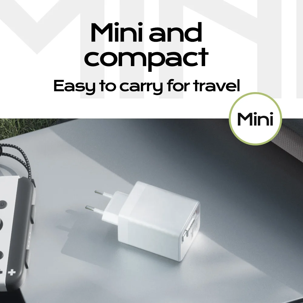 High-Power USB Charger with Telescopic Cable