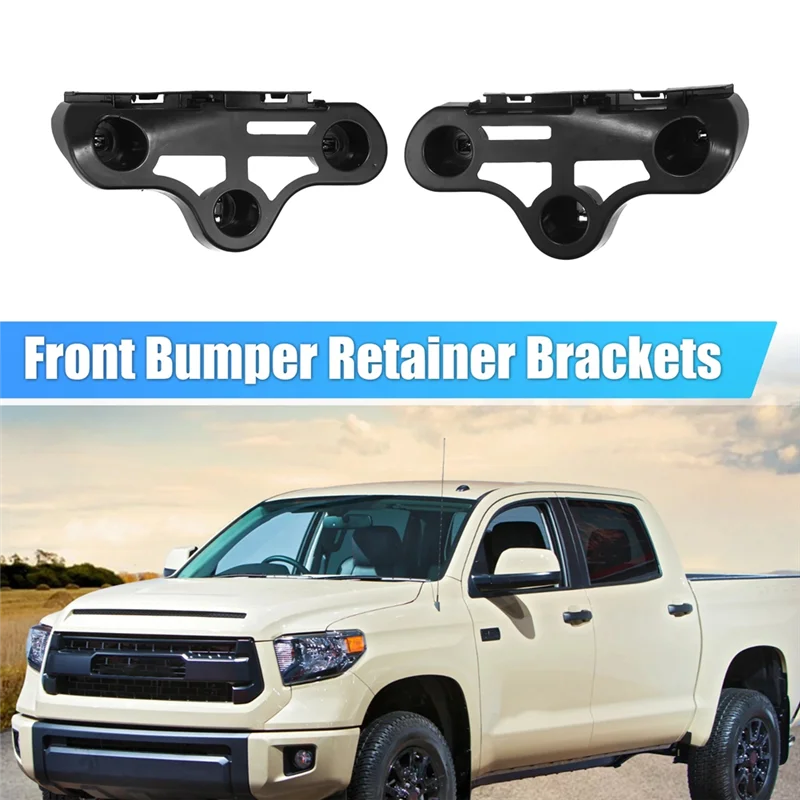 1 쌍 앞 범퍼 브래킷 장착 52116-0C020 52115-0C050 Toyota Sequoia 2007-2021 사이드 범퍼 지지대