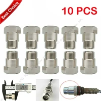 (10) Oxygen O2 Sensor Spacer Adapter Extension Straight CEL Fix 32mm 1