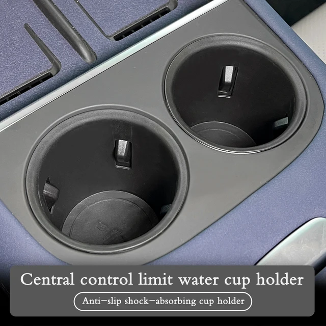 for Xpeng G6 Cup Holder Storage Box Shock-Absorbing Central Armrest Cup Tray TPE Tidying 1