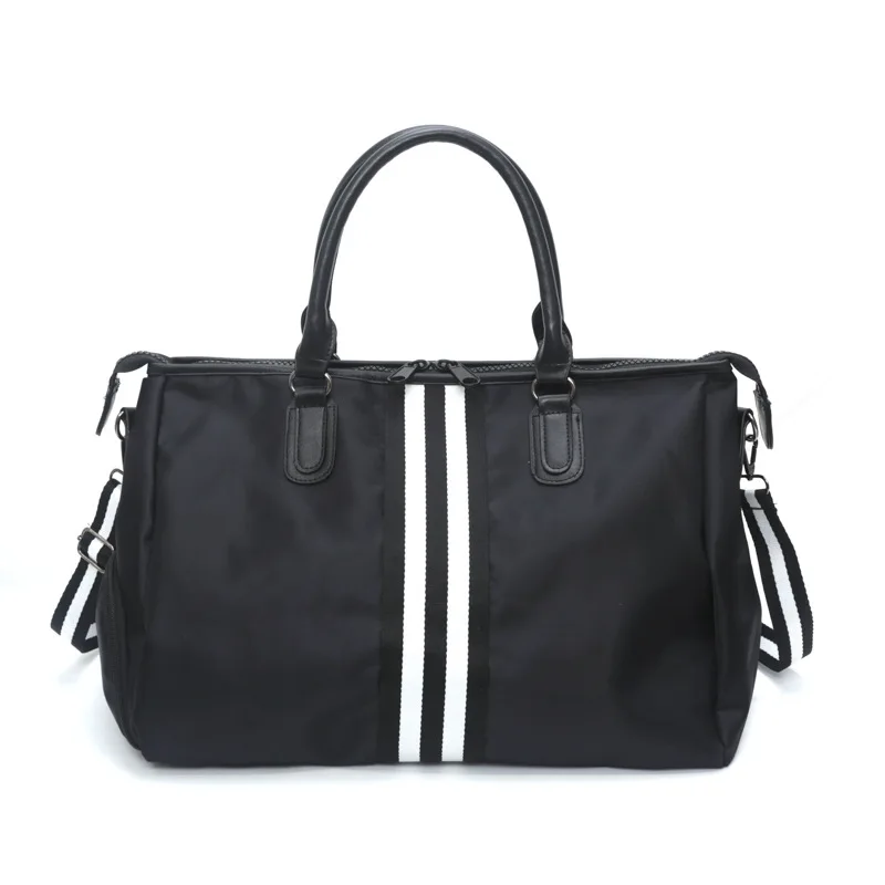 Men's and women's travel bags waterproof simple South Korean fitness bag large capacity nylon sports bag storage yoga bag