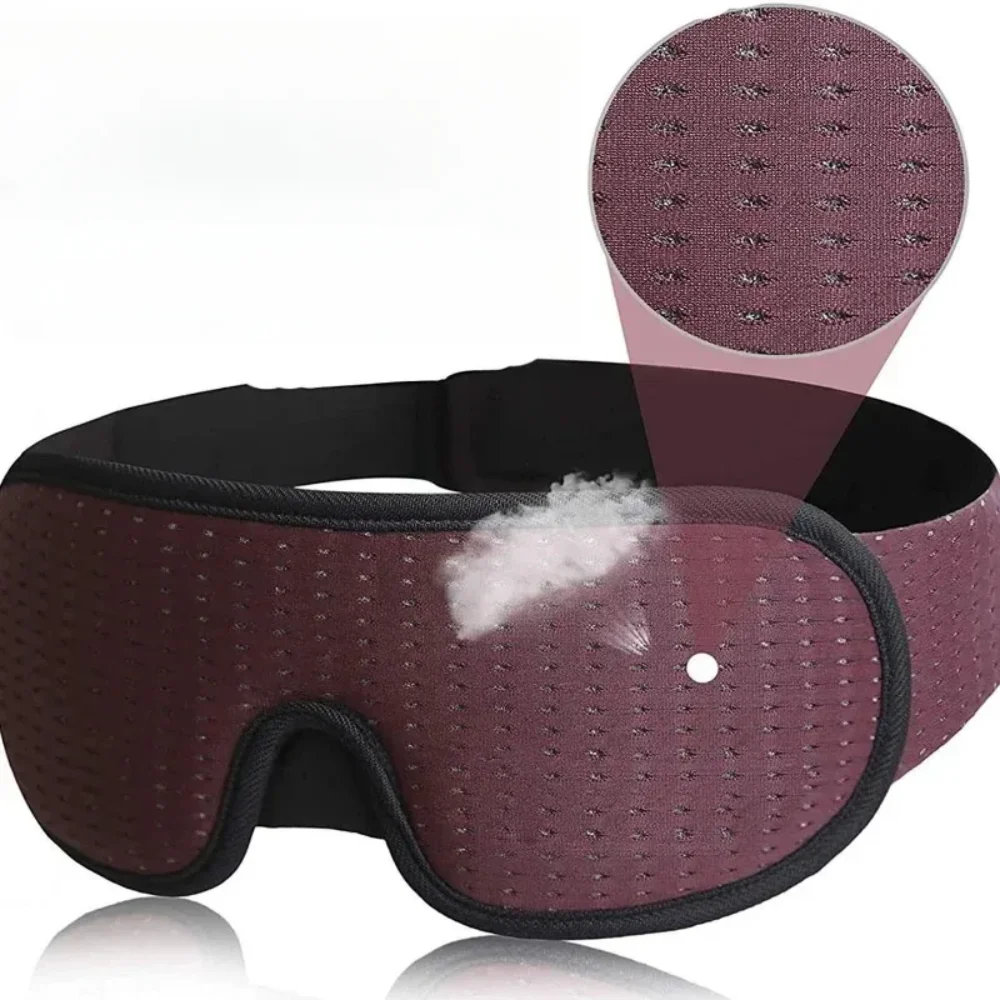 Premium 3D Sleep Mask – Ultra-Soft Light Blocking Eye Shade & Sleep Aid