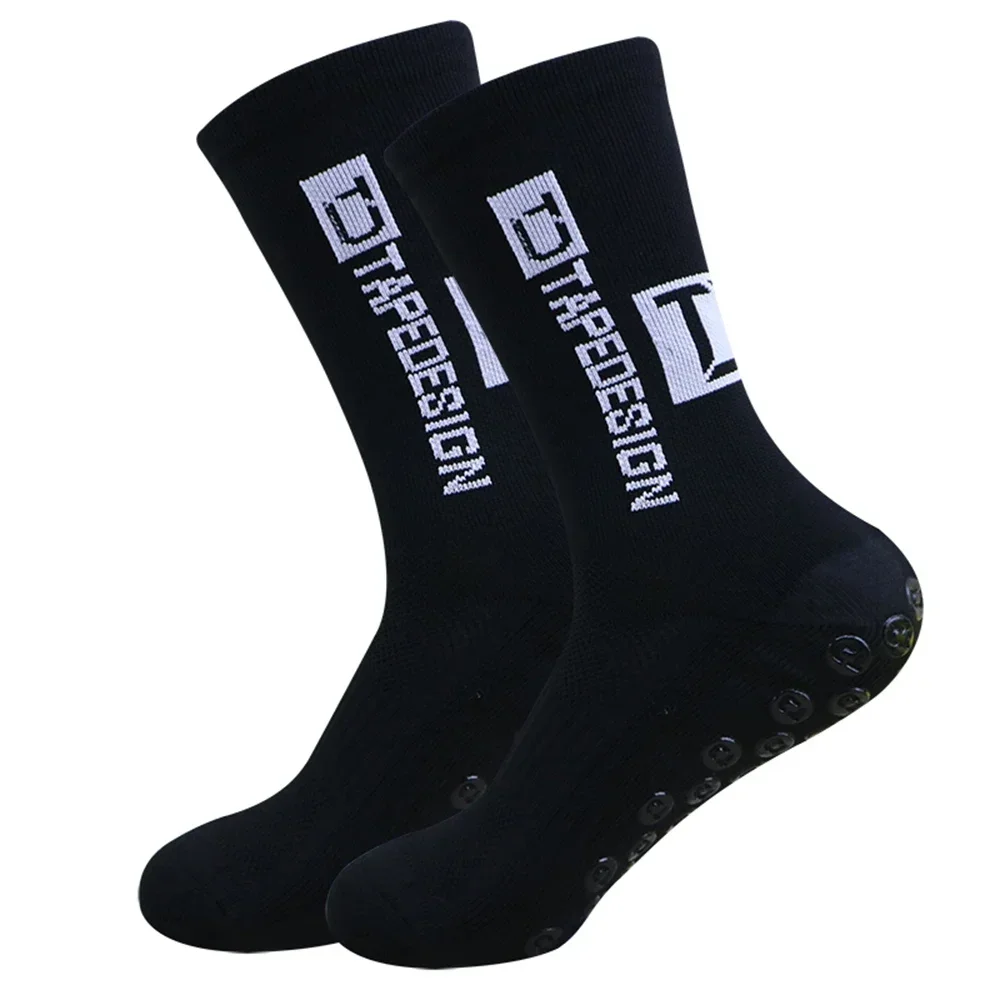 Men's Non-Slip Grip Athletic Socks - Ideal for Soccer, Football, Basketball & Cycling