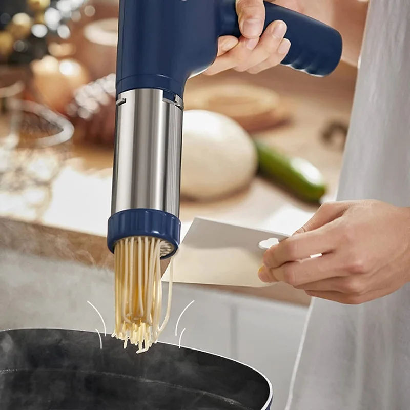 Electric Handheld Pasta Makers Automatic Portable Noodle Ramen Machine Rechargeable Wireless One Button Control USB Charging noodle maker