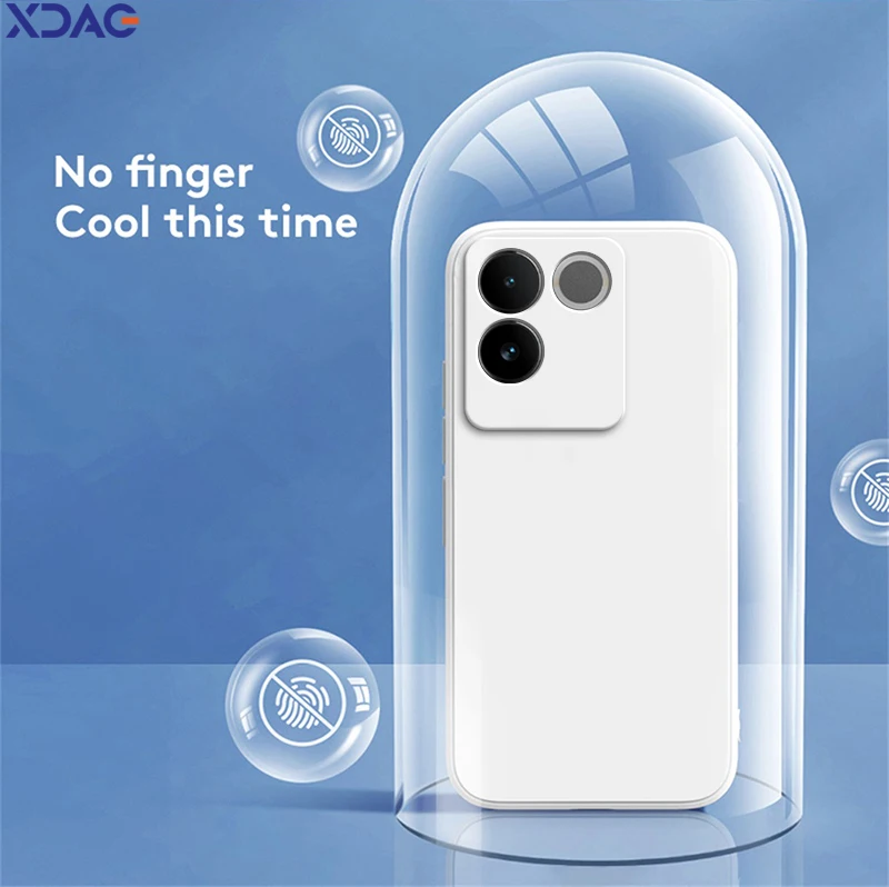 Enhanced Liquid Silicone Shockproof Phone Case with Global Lens Protection