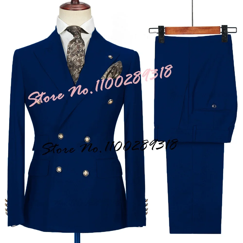 Coat Pant CalÃ§a Terno Slim Fit 2024 Costume Homme White Double