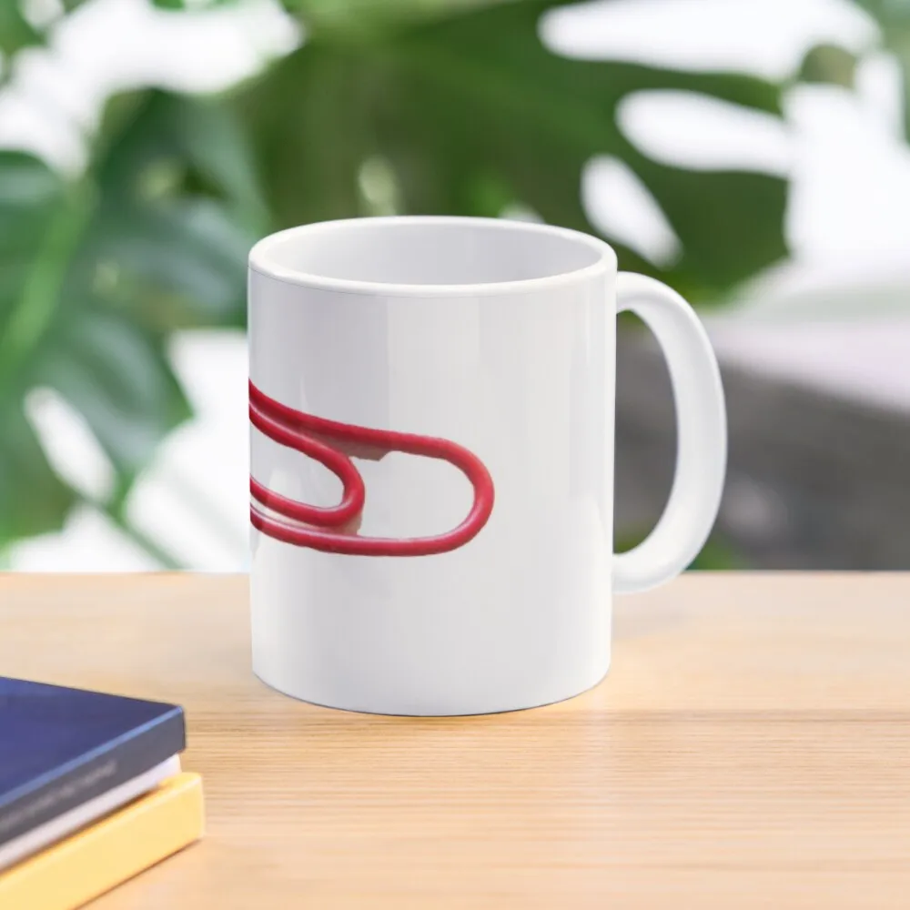 

one red paperclip Coffee Mug Ceramic Cups Creative Customizable Cups Breakfast Cups Ands Mug