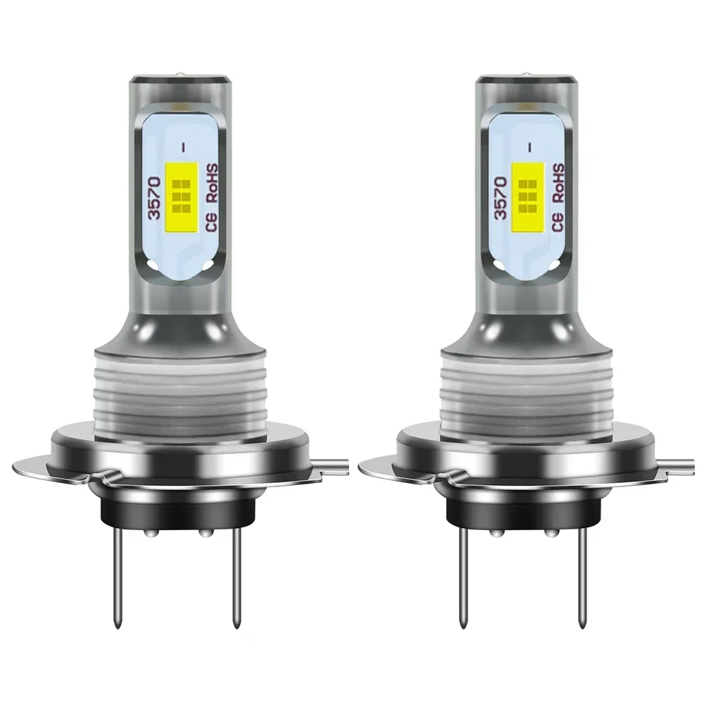 LED Bulb 2pcs H7 H1 H8 H9 H11 9005 9006 HB3 HB4 CSP LED Super Bright Headlight DRL Lamp 6000K White