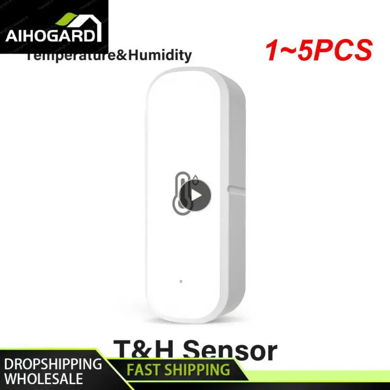 

1~5PCS /Wifi Thermostat Hygrometer Sensor Support Alexa Home Voice Control Indoor Temperature Sensor for Home Pool