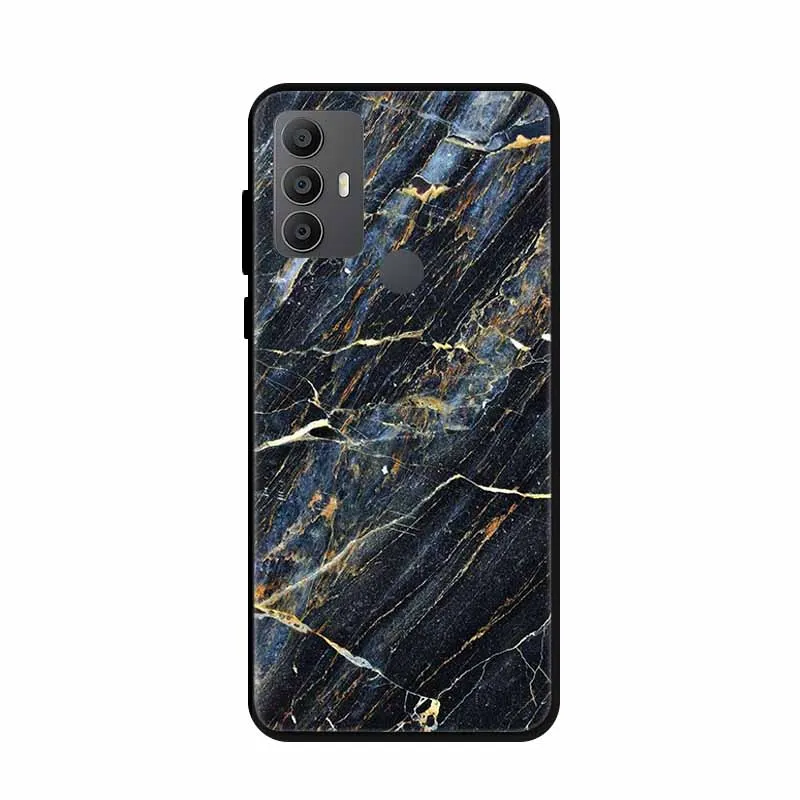 Elegant Marble Silicone Shockproof Phone Case - Soft, Durable Protection