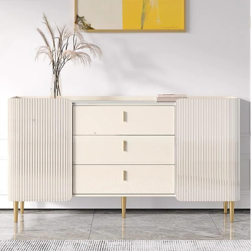 Cupboard With Lid Drawer Cabinet et Tables in Ivory Kitchen Sideboard Furniture Rock Slate Entrance Cabinet on sale
