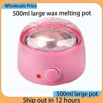 500ml Hair Removal Wax Melting Machine Wax-melt Epilator Quick Heater Wax Melting Pot Hair Removal Wax Beans Waxing Machine
