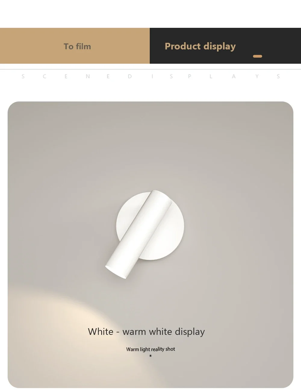 Description Picture 6 of itemModern LED Wall Lamp Bedside Light For Corridor Bedroom Hotel Night Book Lamp Adjustable Rotaion Wall Light 5W Led Back Lamps