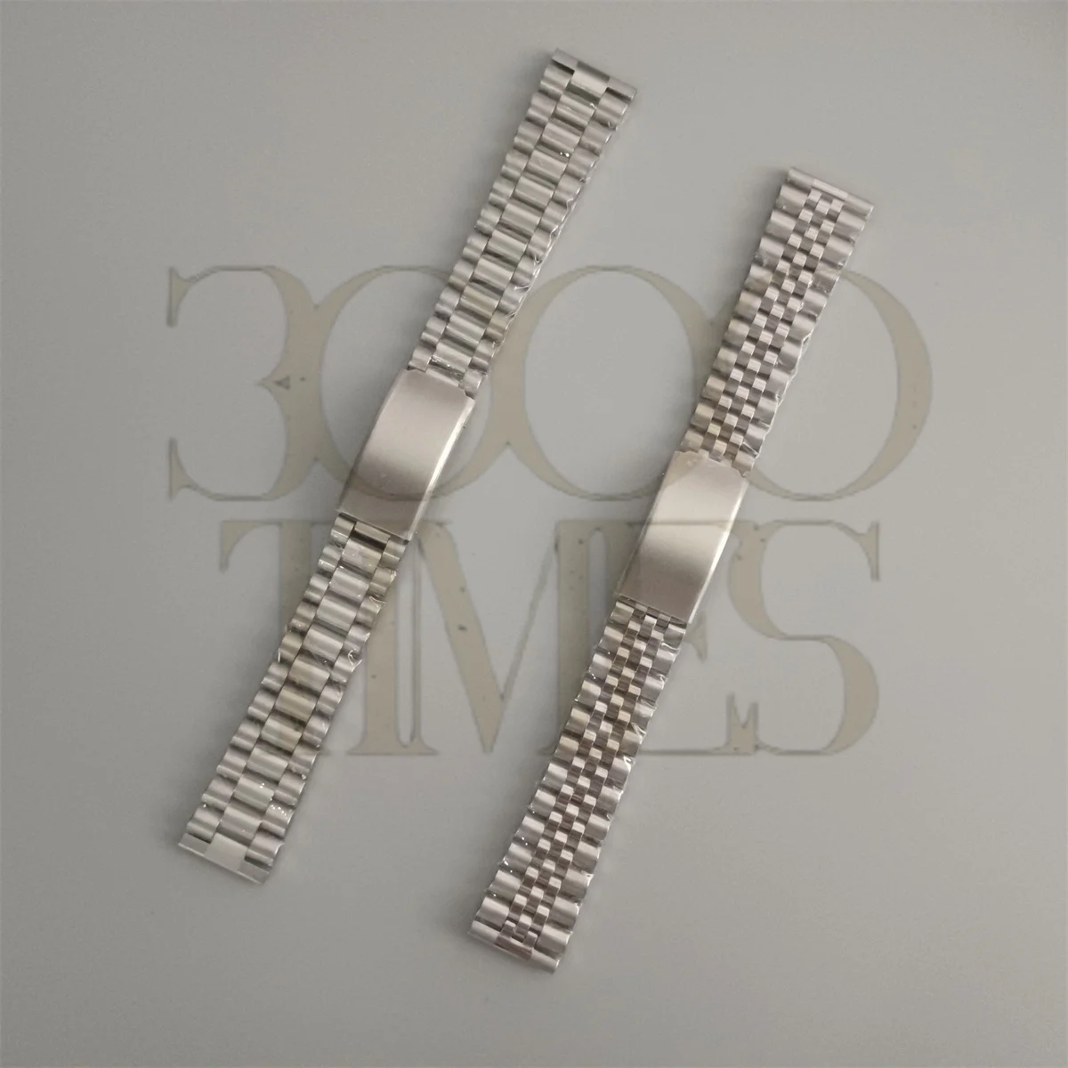 20Mm Generic Silver Jubilee Acciaio Inossidabile Flat End President Watch Strap Band Bracciale Adatto Per Rolex Sekio007 Skx005 009 Watch