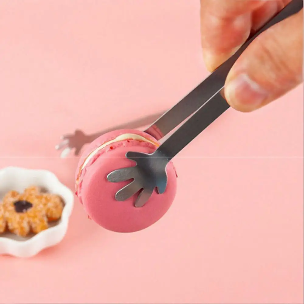 Creative Stainless Steel Food Tongs Ice Clip Candy BBQ Dessert Non-slip Tongs Tea Set Food Serving Utensil Kitchen Bar Accessor food tongs kitchen utensils set