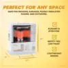 HeatMate Economic Portable Radiant Kerosene 10000 BTU Space Heater with Automatic Safety Shut Off for 380 Square Feet of Indoor/ 3