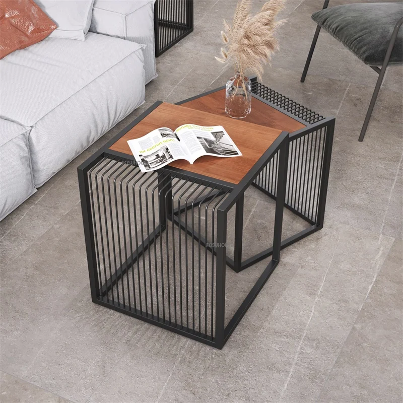 CreativeCoffeeTableHomeFurnitureLivingRoomWroughtIronSolid