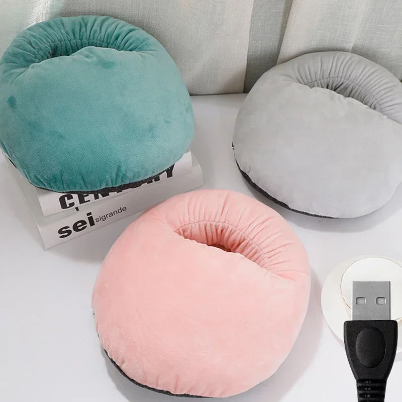 Electric Foot Warmer Heater Constant Temperature Heating Pad Soft Velvet Washable Winter Warm Foot for Home Bedroom
