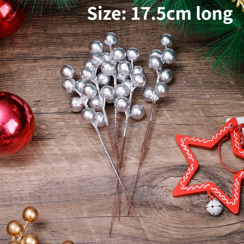 Festive Artificial Red Berry Bouquet