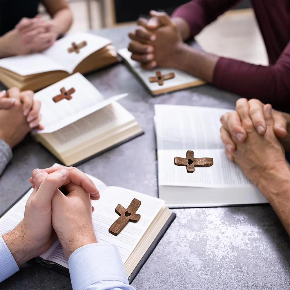 Emotional Support Wooden Cross