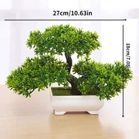 Artificial Plastic Plants Bonsai Small Tree Fake Flower Room Living Room Table Decoration Home Wedding Garden Decor Ornaments 6