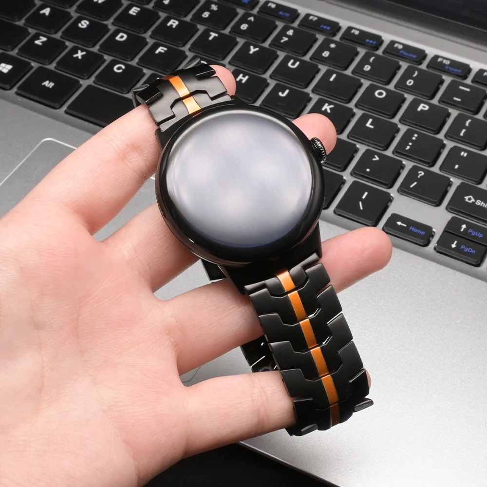 Luxury Stainless Steel Watch Strap – Men's Wrist Bracelet Accessories