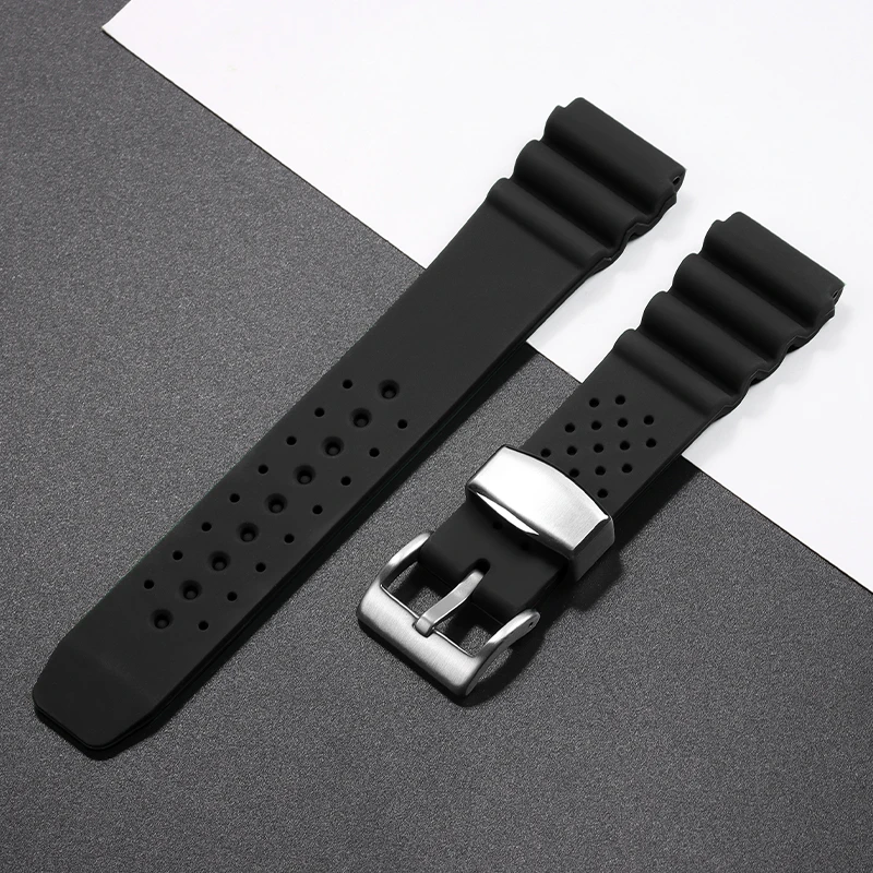 Durable Silicone Sports Watchband - Premium Diving Strap