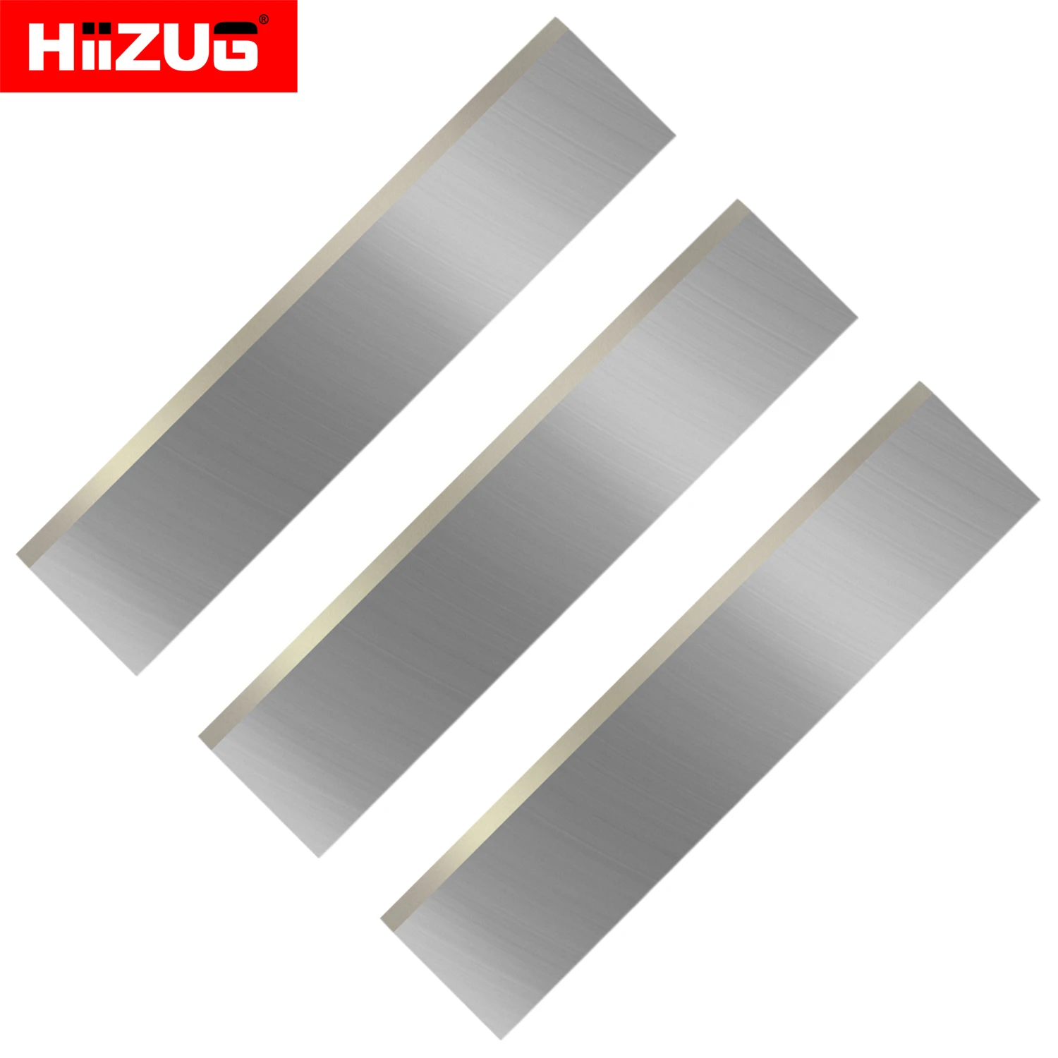 Grizzly G6697 152mm Planer Blades Resharpenable for Cutter Head of Woodworking Electric Planer Jointer Machines Set of 3