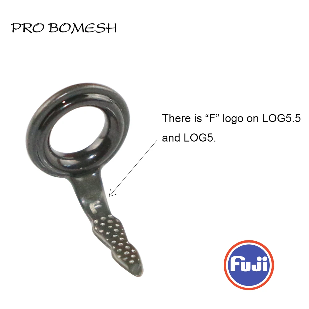 PROBOMESH FUJI Guide und Top 10er-Set LNOG LOG Guide Micro Casting Guide Set Rutenbauteile Reparatur Angelrute DIY – Detail 8