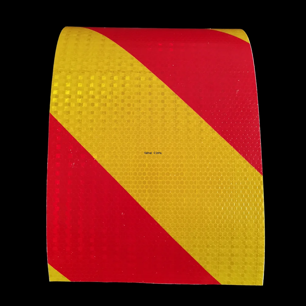 15cm/20cm*1m Twill Reflective Waterproof Tape Left Or Right Reflector Self-Adhesive Safety Warning Sticker Conspicuity For Truck