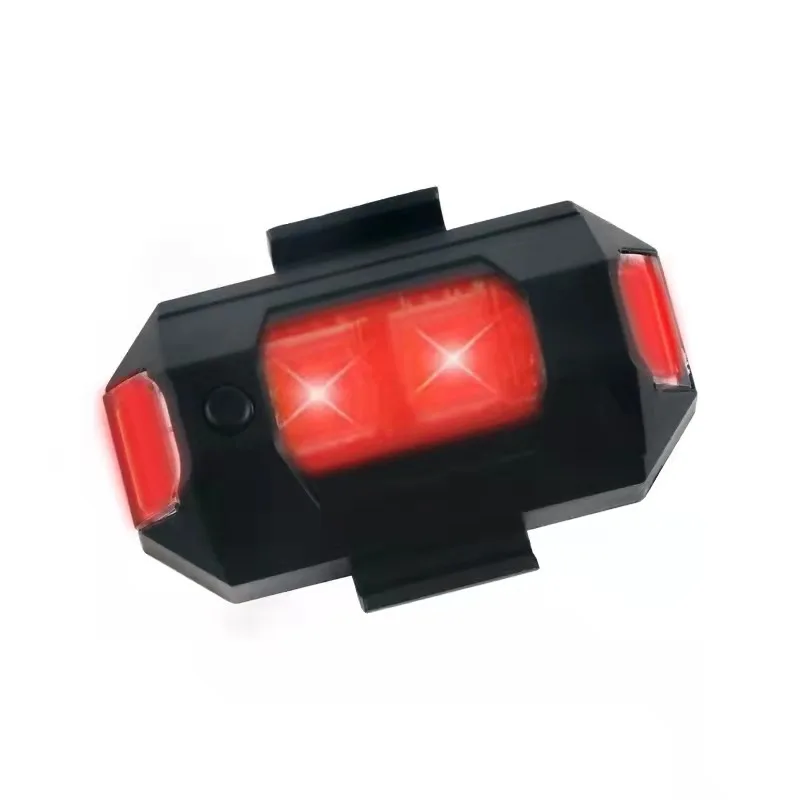 New LED Anti-collision Warning Light RC Drone Flash Position Light Motorcycle Turn Signal Indicator 7 Colors Strobe Light 1pc led motorcycle light flash stop indicator lamp moto brake turn signal driving taillight warning day light 12v universal