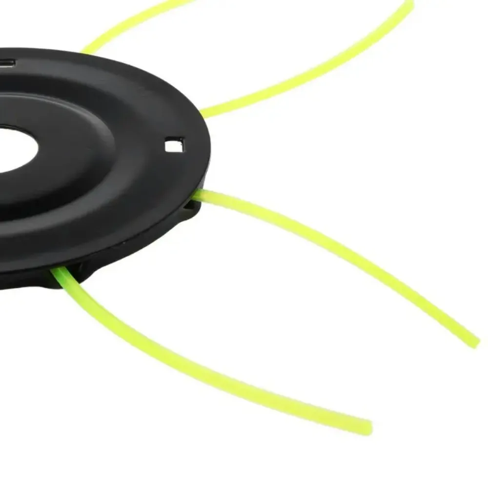 Grass Trimmer Head Steel Lawn Mower Head Free 4 Lines Replacement Gasoline/Lithium Grass Trimmer Head Removal Of Garden Weed Brushcutter Part aluminum trimmer head