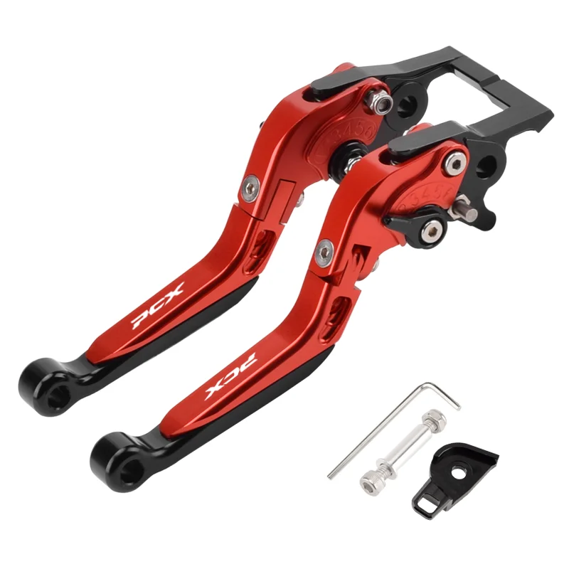 CHEKIS echtes Motorradzubehör für HONDA PCX125 PCX160 ABS-Version spezielle modifizierte Bremshupe mit Feststellfunktion Bremshebel Feststellbremshebel Handbremse verstellbarer Griff faltbarer Dosengriff – Detail 26