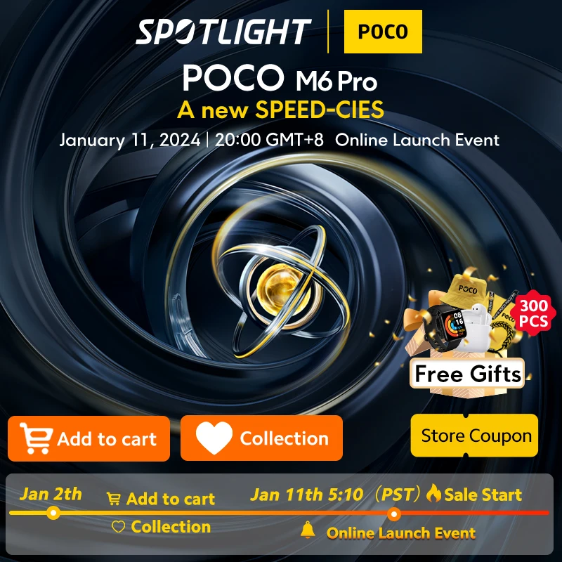 【World Premiere】POCO M6 Pro Global Version Helio G99 Ultra 120Hz Flow AMOLED 64MP Triple Camera with OIS 67W turbo charging - ТОП-товары этого лета