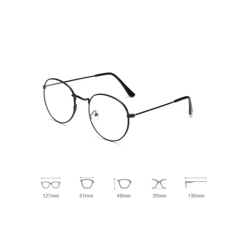 Reading Glasses Metal Round Frame Vintage Men Women Presbyopia Eyeglasses Unisex Eyewear Optical Spectacles Male Goggle 6