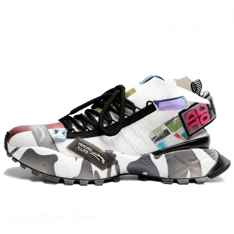 

Quality Men Women Sneakers Platform Breathable Comfortable Women Shoes Chunky Ins Style Knitting Sock Shoes