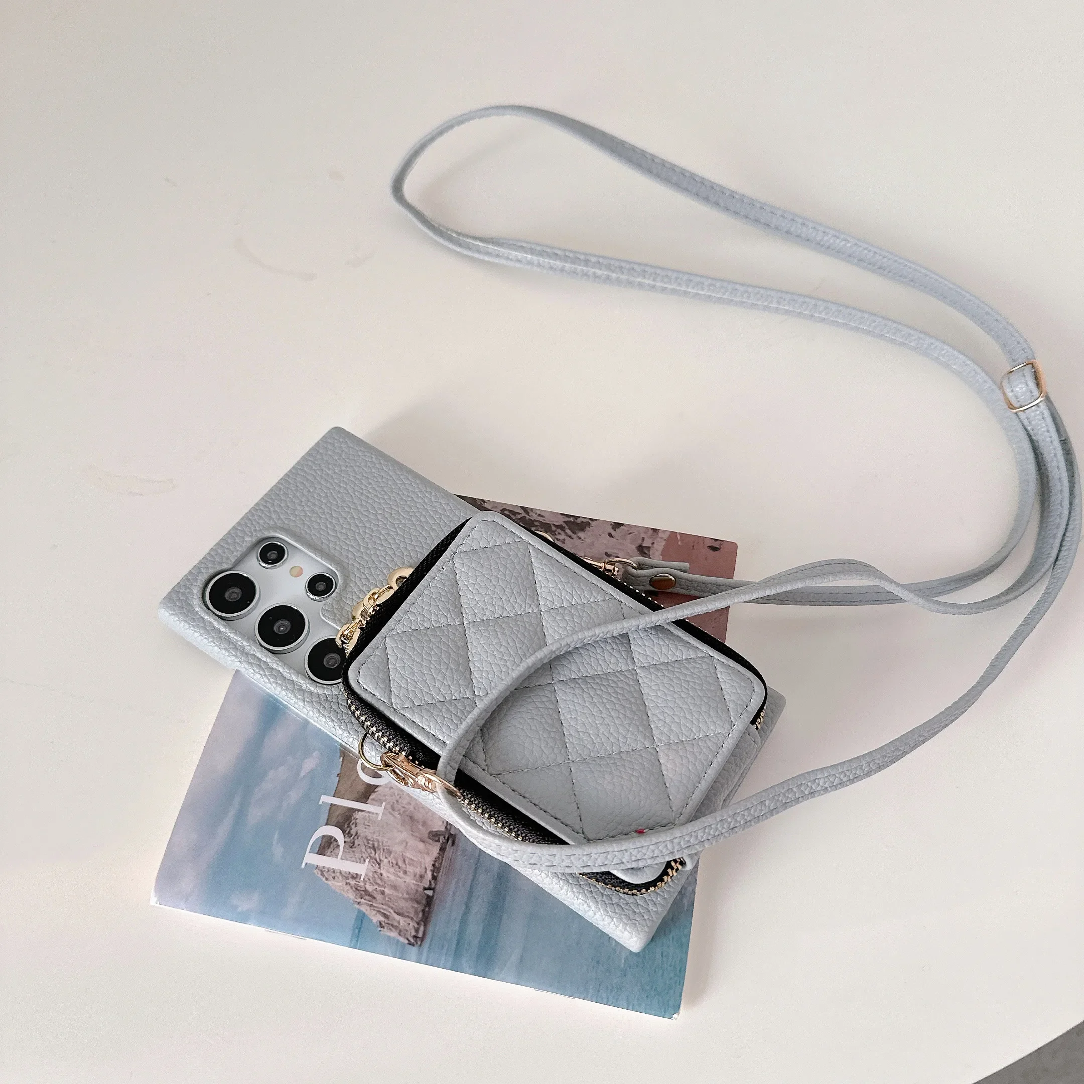 Crossbody Phone Case With Card Holder For Samsung Galaxy Models_voghion.com