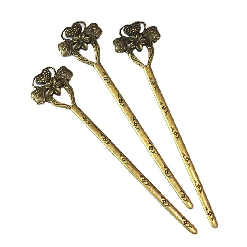 

3 Pieces/Lot 34.9*157MM Antique Bronze Plated Alloy Flowers Bookmark Charms Pendant Diy Findings Accessories