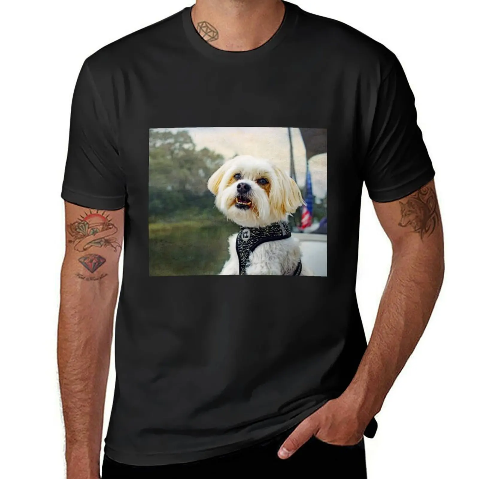 

Out For A Ride T-Shirt customs quick drying animal prinfor boys plus size tops Men's clothing