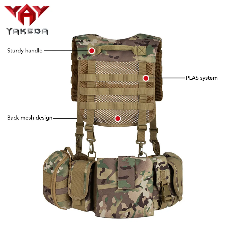 Camouflage Chest Strap Multi Functional Outdoor Training Vest