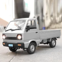 WPL D12 1:10 RC Car Toy Simulation Climbing Car Van LED Light City Vehicle Boy Children Electric Toy Gift 2