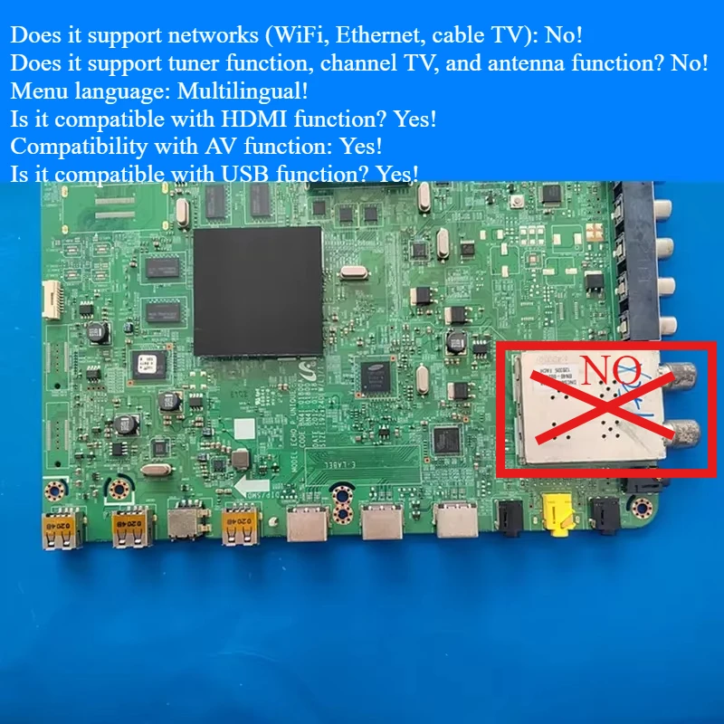 Placa-mãe BN41-01800A BN41-01800B compatível com placa principal