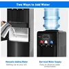 3 in 1 Water Dispenser with Built-in Ice Maker, Top Loading Water Cooler Dispenser for 3-5 Gallon Bottle with a Scoop, 3 Temps 5