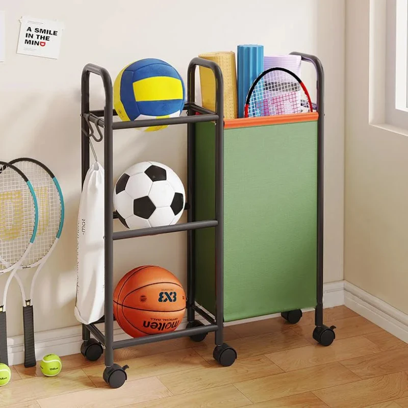Household toys Multi-layer Small Cart Storage Rack Floor To Floor Kitchen Bedroom Bathroom Storage Rack With Wheels