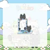 Kpop BOYNEXTDOOR Cartoon Card Insertion Frame Stand Up Keychain SUNGHO RIWOO Lomo Card Storage Pendant Accessories Fans Gift 2
