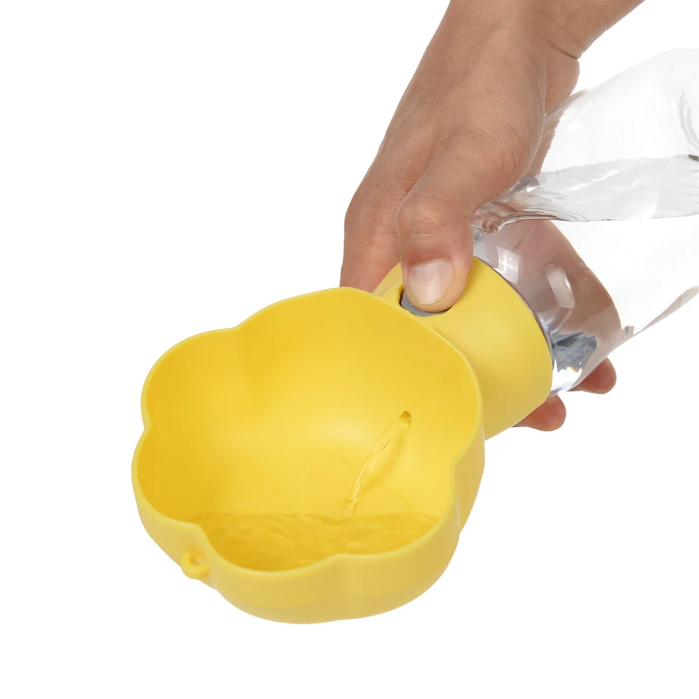 Portable Dog Water Bottle for Small Large Dogs Cats Leakproof Puppy 2 in 1 Water Food Container Chihuahua Bulldog Pet Supplies 3