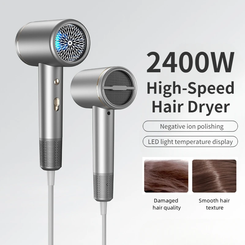 

Professional High Speed Ionic Hair Dryer 2400W Strong Wind Constant Temperature Hair Care Hair Dryers for Salon Home Travel