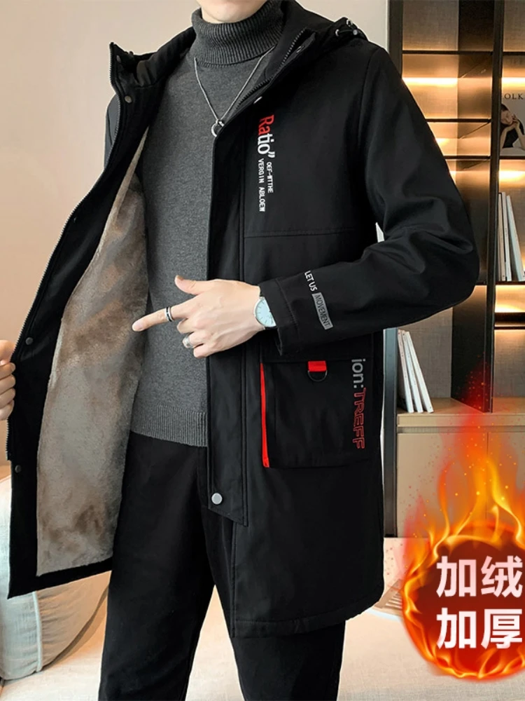 Plus Size Winter Jacket for Men 11XL Oversized Warm Parkas Coat Hooded Windbreaker Down Jackets